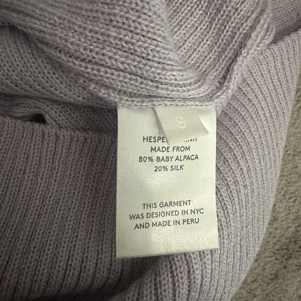 Hesperios $520 Archimedes Skirt S Long Pencil Baby Alpaca Silk Peru Ribbed Chic - Picture 7 of 11